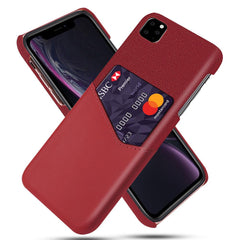Luxury Case for iPhone 11 2019 11 Pro Max Leather & Fabric Card Wallet Phone Case for iPhone X XS XR 8 7 6s 6 Plus Back Cover