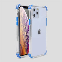 Shockproof Transparent Phone Cases For iPhone 11 11 Pro Max XR XS Max X 8 7 6 6S Plus Bumper Soft Silicone Anti-fall Back Cover