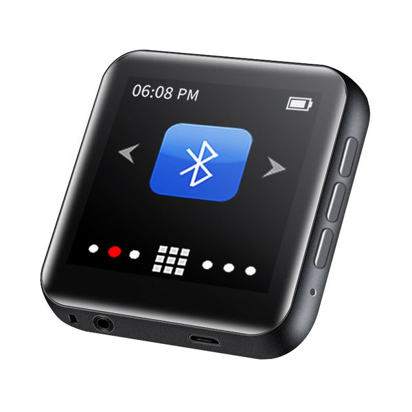 ruizu New metal bluetooth mp3 player 8gb built-in speaker fm radio e-book voice recorder portable audio sport flac music Video