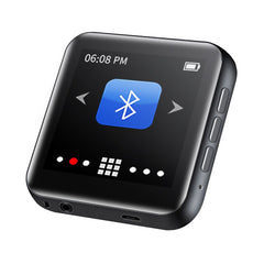 ruizu New metal bluetooth mp3 player 8gb built-in speaker fm radio e-book voice recorder portable audio sport flac music Video
