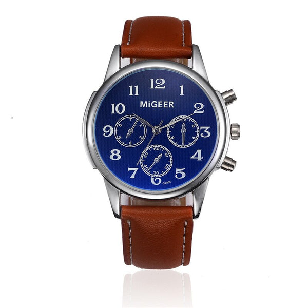 Men's Watch Leather Sport 2019 Fashion Men Watches Top Brand Luxury WristWatch Clock Relogio Masculino Unisex Couple