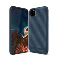 Fashion Stripe Carbon Fiber Phone Case For iPhone 11 Pro Max XR XS Max 8 7 6 6S Plus Slim Vintage Hard PC Shockproof back Cover