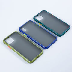 Fashion Silicon Frame Phone Case For iPhone 11Pro Max XR X XS Max 8 7 6 6S Plus Shockproof Transparent Back Cover For iPhone 11