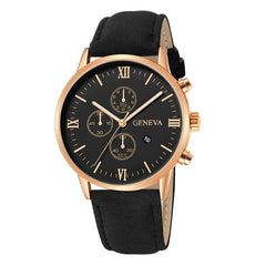 Fashion Mens Watches Top Brand Business Sport Quartz Wrist Watch Luxury Leather Belt Clock Simple Wristwatch Relogio Masculino@5