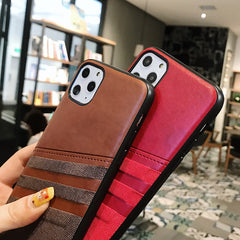 Vintage PU Leather Phone Case For iPhone 11 Slim Wallet Card Back Cover For iPhone 11 Pro MAX X XR XS MAX 8 7 6 6S Plus Cover
