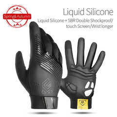 CoolChange Windproof Cycling Gloves Full Finger Sport Riding MTB Bike Gloves Touch Screen Winter Autumn Bicycle Gloves Man Woman