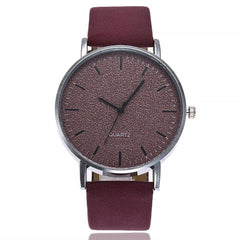 Fashion Mens Watch Quartz Alloy Ultra-thin Shell  Wristwatch Matte Leather Simple Male Clock Erkek Kol Saati Watches for Men