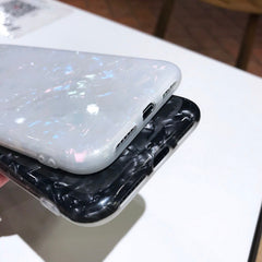 Glitter Phone Case For iPhone 11Pro 7 8 Plus Dream Shell Pattern Cases For iPhone XR XS Max 7 6 6S Plus Soft TPU Silicone Cover