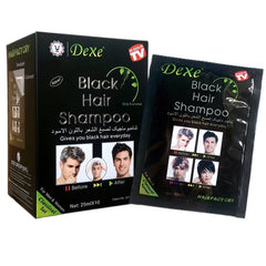 New Dyed Black Hair Shampoo One Wash Black Easy To Use Hair Dye White Hair Blackening Hair Dye Portable Two-in-one Package TSLM1