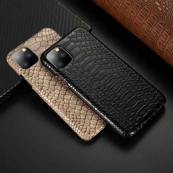 TIKITAKA Snake Skin Leather Phone Case for iphone 11 11 Pro 11 Pro MAX XS Max X XR XS 8 7 6 6s Plus PU Leather Back Cover Capa