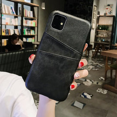 Luxury Card Holder Case for iPhone 6 6s 7 8 Plus PU Leather Wallet Back Case for iphone X XR XS Max 11 11 Pro Max Phone Cover