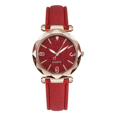 Fahion Women Romantic Starry Sky Wristwatch Leather Rhinestone Designer Ladies Clock Casual Dress Gfit 2020 NEW Montre Femme*M
