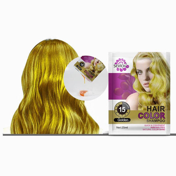 Servich 30 Minute Hair Dye Cream Natural Organic Hair Dye Shampoo For Woman 5 Colors Hair Shampoo TSLM2