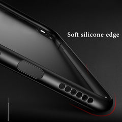 Phone Case on For iPhone 6 6S Plus 7 8 Plus Coque Tempered Glass Soft Silicone Shockproof Cover Case For iPhone X XR XS MAX