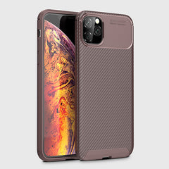 Luxury Case for iPhone 11 Silicone Phone Case for iPhone 11 Pro Max 2019 Carbon Fiber Protective Cover for iPhone XR X XS Max