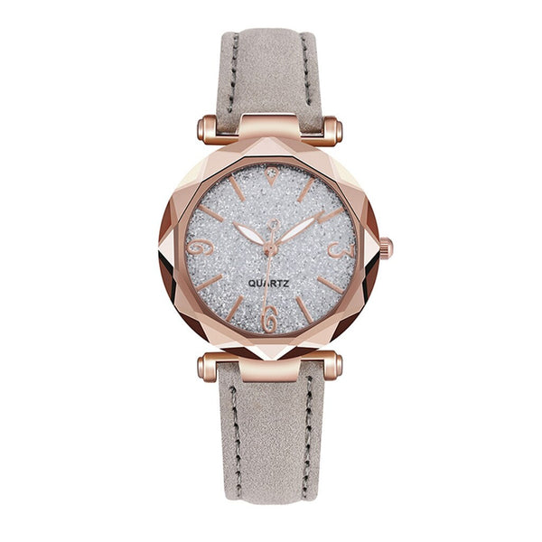 Fahion Women Romantic Starry Sky Wristwatch Leather Rhinestone Designer Ladies Clock Casual Dress Gfit 2020 NEW Montre Femme*M