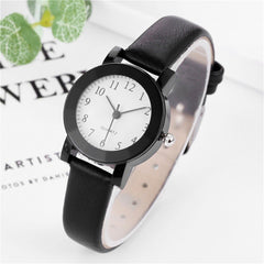 New Famous Brand Women Simple Leather Band Analog Quartz Leather Strap Round Wristwatch Watches Fashion  Relogio Feminino Clock