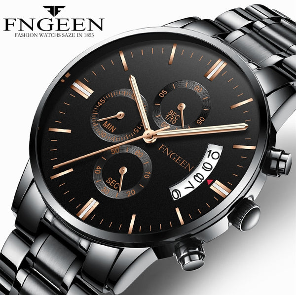 Top Brand reloj Fashion Men's Watch Mens Watches Luxury Male Clock Business Wrist Watch Men Auto Date Hodinky Relogio Masculino