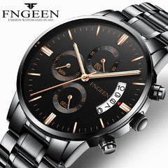 Top Brand reloj Fashion Men's Watch Mens Watches Luxury Male Clock Business Wrist Watch Men Auto Date Hodinky Relogio Masculino