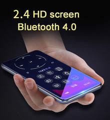 Original New Bluetooth MP3 Player Lossless HiFi MP3 Music Player Portable Audio 8GB With Speaker FM Radio E-book Clock