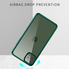 Double-Sided Tempered Glass Phone Case For iPhone 11 11 Pro Max XR XS Max X Soft Silicone edge Transparent Shockproof Hard Cover