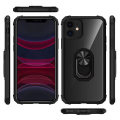 Magnetic Car Bracket Phone Case For iPhone 11 Pro Max XR XS Max X 8 7 6 6S Plus Soft Silicone Frame Shockproof Transparent Cover