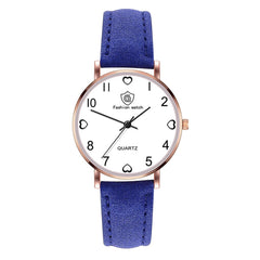 Luxury Women Watches Love Pattern Dial Quartz Wristwatches Ladies Business Leather Strap Female Clock Dress Montre Femme@50