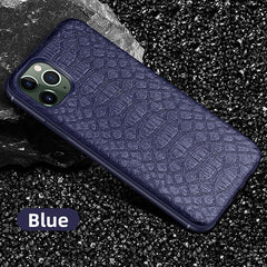 Business Crocodile Texture leather Phone Case For iPhone 11Pro Max XR X XS MAX 8 7 6S Plus Magnetic Ultra Thin Anti-fall Cover