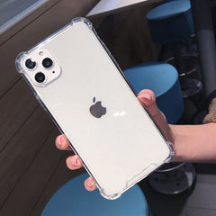 Colorful Silicone Transparent Phone Case For iPhone 11 11 Pro Max XR X XS Max 8 7 6 6S Plus Soft TPU Clear protection Back Cover