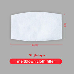 20Pcs/Pack PM2.5 Meltblown Cloth Non-Woven Filter For Moth Mask Face Mask Grade Filter