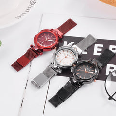 Women Watches Luxury Magnetic Strap Female Clock Quartz Wristwatch Fashion Ladies Wrist Watch Rose Gold Zegarki Damskie*M
