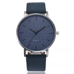 Fashion Mens Watch Quartz Alloy Ultra-thin Shell  Wristwatch Matte Leather Simple Male Clock Erkek Kol Saati Watches for Men