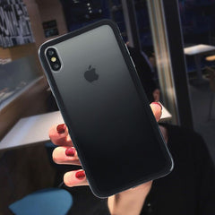 Shockproof Bumper Transparent Silicone Frame Phone Case For iPhone 11Pro MAX X XR XS Max 8 7 6 6S Plus protection Back Cover