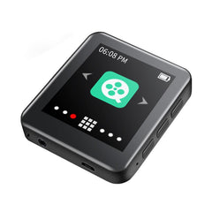 ruizu New metal bluetooth mp3 player 8gb built-in speaker fm radio e-book voice recorder portable audio sport flac music Video