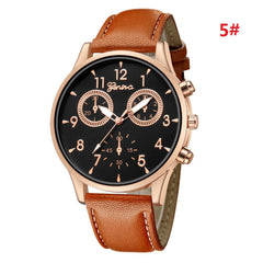 New Fashion Sports WristWatch  Relogio Masculino Men Watch Leather Band Military Watches Men's Watch Male Clock