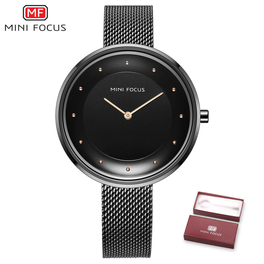MINI FOCUS Women Watches Luxury Dress Womens Watches Top Brand Hand Clock Milanese Steel Lady Watch For Woman Rose Gold Quartz