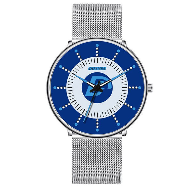 2020 Minimalist Men's Fashion Ultra Thin Watches Simple Men Business Stainless Steel Mesh Belt Quartz Watch Relogio Masculino