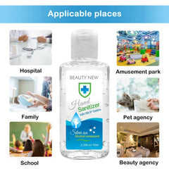 70 / 120ml Effective Disinfection Portable Hand Cleaner Sanitizer child Hand Soaps Disposable Rinse Free Hand Sanitizer