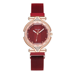 Women's Watches Designer Rose Gold Quartz Ladies Watches Women Luxury Wristwatches Mesh Belt Clock NEW Relojes Para Mujer@50