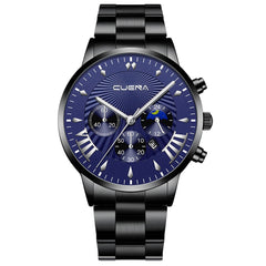 Cassic Watch Men Fashion 2020 Crystal Stainless Steel Analog Quartz Wrist Watch Business Alloy Belt Clock Relogios Masculino @50