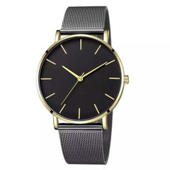 Luxury Watch Woman Mesh Ultra-thin Stainless Steel Quartz Wrist Watch Male Clock Free Shipping 2019 Belt ultra-thin Minimalist*X