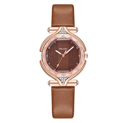 Hot Women Watches Fashion Dial Ladies Watch Quartz Wristwatch Pink Leather Gift Female Clock Zegarki Damskie NEW Free Shipping@5