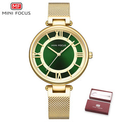 MINI FOCUS Casual Dress Watch Women Quartz Lady Watch For Woman Girls Watches Womans Womens Watches Top Luxury Brand Wristwatch