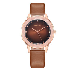 Cassic Style Women Watches Stainless Steel Clock Rhinestone Romantic Dial Simple Analog Quartz Wristwatches Relojes Para Mujer*M