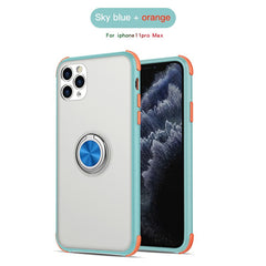 Magnetic Car Holder Phone Case For iPhone 11 Pro Max XR X XS Max 8 7 6 6S Plus Matte Transparent phone Back Cover For iPhone 11
