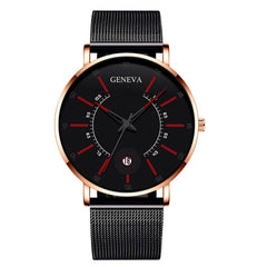 Ultra Thin Fashion Watch Mens Minimalist Watches Luxury Stainless Steel Men's Watches Analog Quartz Watch Relogio Masculino