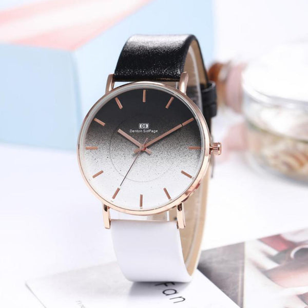 Luxury Quartz Watch Women Multicolor Dial Ladies Fashion Wristwatches Student Leather Clock Dress Relogio Feminino Masculino@50