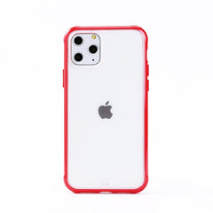 Matte Transparent Phone Case For iPhone 11Pro Max XR X XS Max 8 7 6 6SPlus Silicone Frame Anti shock Acrylic Clear Hard PC Cover