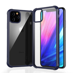 Transparent Acrylic Case For iPhone 11 Pro Max XS XR X knockproof Silicone Bumper Clear Back Strength Cover For iPhone 7 8 Plus
