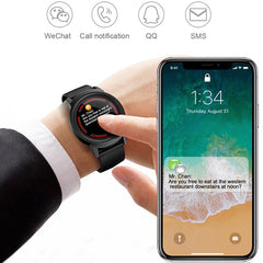 DK02 Men's Waterproof  Smart Watch IP67 Heart Rate Monitor Wristwatch Sport Pedometer Fitness Tracker Smartwatch for Android/iOS